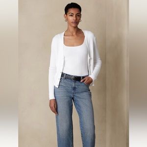 Like NEW Banana Republic tailored tank top